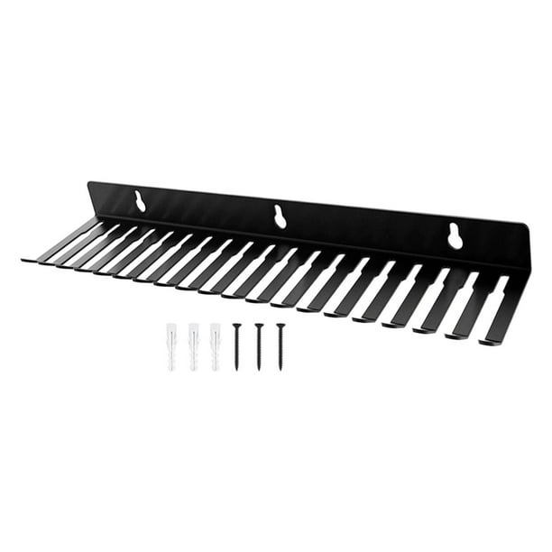 Organizador de cables con 20 ganchos, estante de pared para gestión de cables, ideal para el hogar, tienda, oficina o el estudio.