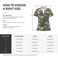thumbnail image 5 of Naloa Geometric Print T-Shirts Short Sleeve V Neck Tees for Women Fashion Tops Trendy Lightweight Soft Casual Summer Outfits Clothes, 5 of 5