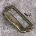 thumbnail image 3 of Tbest 4PCS Label Pulls Antique Green Bronze Medicine Cabinet Frame Pulls Card Drawer, 3 of 8