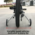 thumbnail image 2 of Universal Kids' Bike Training Wheels for 16-24 Inch Mountain Bikes - Silver Side Balance Wheels with Stable Rotation, Child-Friendly Design & Sporty Outdoor Style, Perfect for Young Riders' Safe, 2 of 6