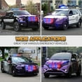 thumbnail image 3 of ZheElen 2pcs/set First Responder Construction Vehicles Safety LED Light Strip 70 Inches Red+Blue, 3 of 6