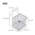 thumbnail image 3 of Mosiee Stainless Steel Strainer Hotpot Filter Colander Silver Stainless Steel, 3 of 9
