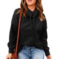 thumbnail image 3 of Blouse Décontractée pour Femmes, Blouse à Manches Longues Couleur Unie Hauts à Manches Longues Col Haut Haut Hauts de Qualité Supérieure, 3 of 5