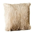 thumbnail image 1 of Moe's Coussin en Fourrure de Chèvre Gris Clair, 1 of 1