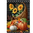 thumbnail image 3 of Briarwood Lane Horn of Plenty Garden Flag, 3 of 3
