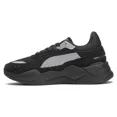 thumbnail image 3 of PU & MA Lqs X RsX Lace Up Womens Black Sneakers Casual Shoes 38704801, 3 of 6