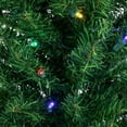thumbnail image 5 of Northlight Pre-Lit Pencil Northern Balsam Fir Artificial Christmas Tree - 6' - Multi LED Lights, 5 of 8