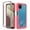 Pink, variant on Tarise for Samsung Galaxy A12 Phone Case with Built in Screen Protector, Shockproof Soft TPU Bumper Rugged Clear Hard PC Back Shell Anti-Scratch All-inclusive Case Cover for Samsung A12 6.5", Purple
