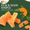 thumbnail image 4 of NY SPICE SHOP Dried Papaya Spears - 08 Ounce - Sweet Papaya Strips - Tropical Papaya Spears - Dried Papaya Fruit - Dehydrated Papaya Slices - Tropical Candied Papaya, 4 of 7