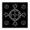 Circular Symmetry Fractals, variant on Stupell Industries Bohemian Fractal Symmetry in Monochrome Canvas Art, 17 x 17, by El Perkin