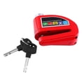 thumbnail image 3 of Sistema de alarma de seguridad antirrobo para freno de disco de motocicleta, scooter y bicicleta, color rojo, 3 of 11