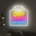 thumbnail image 3 of Handmadetneonsign Dry Cleaning Laundry Neon Sign, Clothing Store Wall Art Decor, Clothing Store Wall Decor 51249, 3 of 5