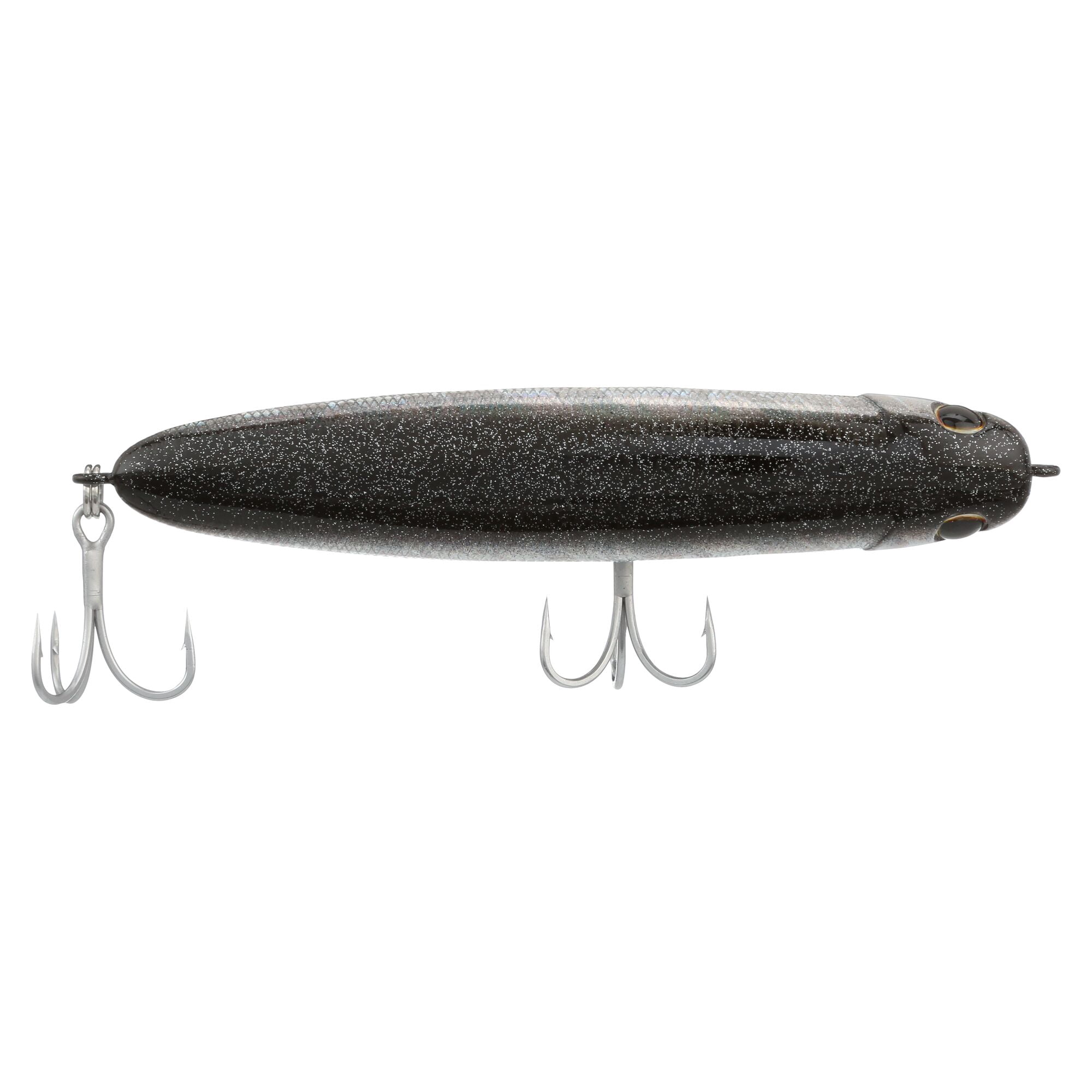 Berkley Drift Walker Saltwater, 3.5 in, Topwater Baits, Black Silver (1 Count)