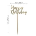 thumbnail image 2 of 20pcs Happy Birthday Toppers Cupcake Toppers Birthday Cupcake Adornments, 2 of 8