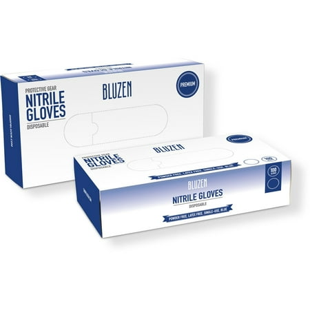 

Afflink Blue Nitrile Gloves - Allergy Protection - Large Size - For Right/Left Hand - Blue - Tear Resistant Rip Resistant Comfortable - For Sanitation Healthcare Working Janitorial Use - 100 / Box