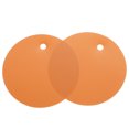 thumbnail image 1 of Unique Bargains 50pcs Waterproof Shipping Tags, PVC Metal Eyelet Durable Label Tear Resistant Blank Tag Orange, 1 of 6