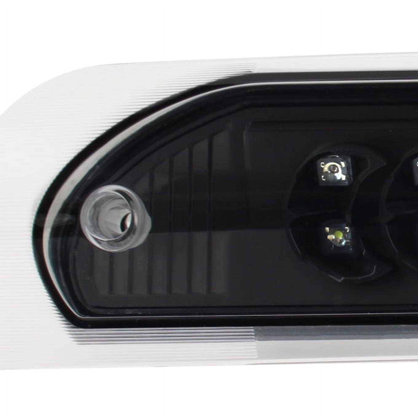 AKKON - For Dodge 2007-2008 Ram 1500 | 07-09 2500/3500 Truck Black LED Tail Lights + Black LED 3Rd Brake Lamps