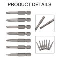thumbnail image 2 of 7Pcs Special-Shaped Screwdriver Set Ph2 U Y Shape Triangle 50Mm Screwdriver Bits, 2 of 9