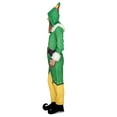 thumbnail image 4 of Elf Buddy Costume Pajama Adult Union Suit, 4 of 5