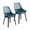 Blue, variant on Porthos Home Moe Dining Chairs, Sturdy Plastic Shell And Legs ( Set of 2)