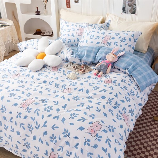 3Pcs/set Child Duvet Cover Set Single Bed Bedding Set Cartoon Kawaii Quilt Cover Pillow Cover housse de couette Fivean unisex