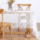 thumbnail image 4 of Mantel de encaje blanco de 60 x 120 pulgadas, rectangular, estilo vintage bordado, 4 of 5