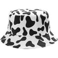 thumbnail image 4 of CoCopeaunts Cow Bucket Hat for Women Packable Double-Sided Wear Summer Cotton Men Fisherman Hat Beach Outdoor Sunshade Caps, 4 of 8