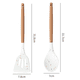 thumbnail image 2 of Juego de utensilios de cocina para cocinar con mango de madera para utensilios de cocina antiadherentes - Utensilios de cocina de madera, 2 of 5