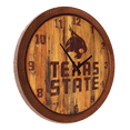 thumbnail image 2 of Grimm Industries TS-560-02 20 in. Barrel Team Wall Clock - TS Branded Primary Logo, Brown, 2 of 5