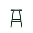 thumbnail image 3 of GARDEN 29" Inches Adirondack Plastic Outdoor Bar Stools for Patio, Dark Green, 3 of 6