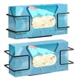 thumbnail image 4 of Soporte para Guantera, Dispensador de Guantes Desechables Montado en la Pared, Estante de Guantes de Metal para Organizador de Guantes de Goma, Pañuelos Faciales, 6 Piezas, 4 of 5