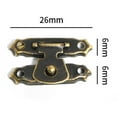 thumbnail image 3 of 10 Pcs Antique Bronze/Gold Jewellery Box Suitcase Latch Lock Clasp Hasp, 3 of 7