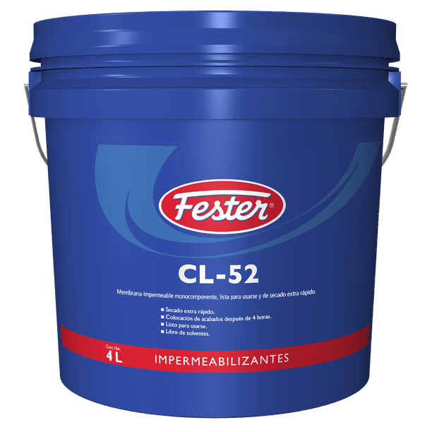 Impermeabilizante Acrílico Fester Cl-52 4l - Azul Fester Fester Modelo / Estilo / Tipo