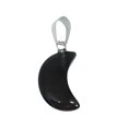 thumbnail image 2 of sweethay Colgantes de piedra de cristal con forma de luna, collares exquisitos, , accesorios de gotas para los oídos, joyería DIY, regalos Accesorio para el cabello Negro, 2 of 6