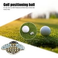 thumbnail image 4 of Marcador de hierro + ABS para exteriores marcador de Golf piezas de posición de bola herramientas pelota de Golf profesional portátil para visera de gorra, 4 of 6