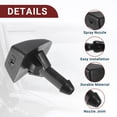 thumbnail image 4 of Unique Bargains Windshield Washer Nozzle for Volvo C70 Windscreen Washer Nozzle with Hose and Connectors 1 Set, 4 of 6