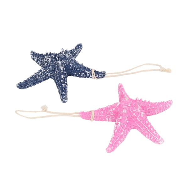 Estrellas de mar de resina, 2 piezas Estrellas de mar de dedo Estrellas de mar de dedo Decoración de estrellas de mar Estética elegante