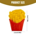 thumbnail image 3 of 1pc Fun French Fries Eraser Food Eraser, Durable Rubber Eraser, Smooth Cleaning, No Paper Tear, Pencil Eraser for Writing Correction, Classroom Prizes, Game Rewards, Party Favors, Class Treasure Box, 3 of 6