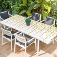 thumbnail image 2 of Sage Green Polka Dots Table Cloths for 8 Foot Rectangle Tables, Vintage Abstract Art Watercolor Patio Waterproof Elastic Fitted Tablecloths, Washable Rectangular Table Cover for Camping, 2 of 8