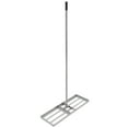 thumbnail image 2 of Lawn Leveling Rake 30"×10", 180° Flexible Rotation & 72'' Long Handle, Stainless Steel Heavy-Duty Topdressing Lawn Leveling Tool for Backyard Garden Farm Golf Course Pasture, 2 of 7