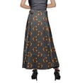 thumbnail image 4 of Moomaya Jupe Longue en Rayonne Imprimée pour Femmes Grande Taille Jupe Maxi à Taille Nouée, 4 of 6