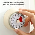 None Mechanical Kitchen Timer Stainless Steel Visual Countdown Time ...