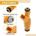 thumbnail image 3 of Unique Bargains 1 Pc No.0280156096/032906031D Fuel Injector for Seat Ibiza 1.6 2004-2009, 3 of 7