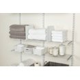 thumbnail image 3 of Rubbermaid FastTrack Closet Plastic Shelf Dividers, White, 2 Count. Great for organizing your clothes into groups., 3 of 7