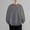 Gray(New), variant on PNTUTB Mens Solid Color Long Sleeve Crewneck Top Casual Loose Hoodless Pullover Comfort Sweatshirt