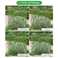 thumbnail image 4 of Simulation Fence Fence Telescopic Fence Fake Flowers Green Leaves Wood Outdoor Garden Fence Wall Guardrail Decorative Leaves Blocking Plants Small, 4 of 7