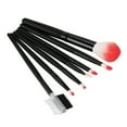 thumbnail image 2 of 7PCS Silicone Makeup Brush Set - EyeShadow Cosmetic Blending Brushes, Make Up Brushes Set, Makeup Brushes & Tools, Professional Makeup Brush Set, Small Cosmetic Brush Set for Women, Beauty Tools, 2 of 3