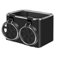 thumbnail image 5 of Eummy Car Armrest Storage Box Water Cup Holder 6.9x4.5x4.5" Car Armrest Organizer with Adjustable Collapsible Dual Cup Holder Car Storage Case Drink Holder for Tissue Cellphone Wallet, 5 of 11