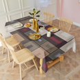 thumbnail image 3 of Rectangle Waterproof Abstract Geometric Tablecloth Reusable Washable Weight Fabric Table Covers for Restaurant,Picnic,Indoor and Outdoor Dining 60 Inch X 120 Inch, 3 of 6
