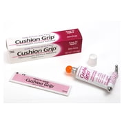 Cushion Grip Thermoplastic Denture Adhesive, 1 oz - Secure Loose-Fitting Upper and Lower Dentures and Partials | Non-Glue Adhesive, Acts Like a Soft Reliner (Pack of 10)